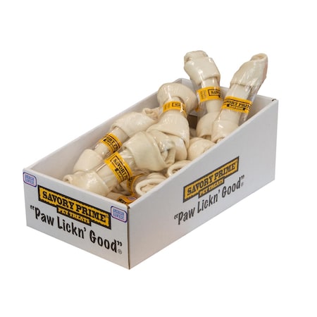 Savory Prime Savory Prime Large Adult Knotted Bone Natural 8-9 in. L 1 pk 909